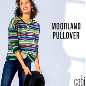NWOT CAbi Mooreland Pullover Sweater Size S